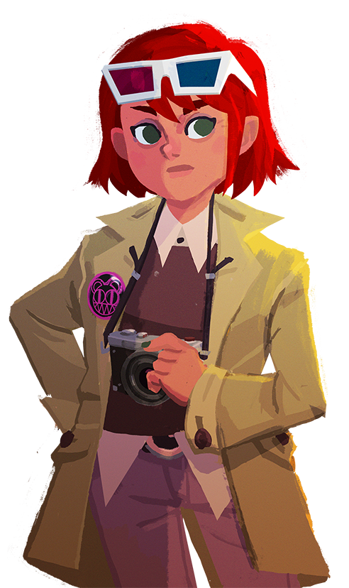 Le personnage de Joy, en colère